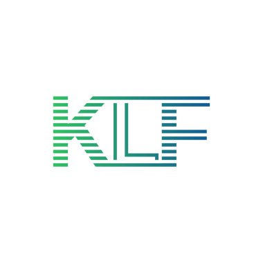 Modern KLF Logo Tasarımı. İş Kimliği için KLF Minimalist, Profesyonel ve Çok Yönlü Markalaştırma Simgesi