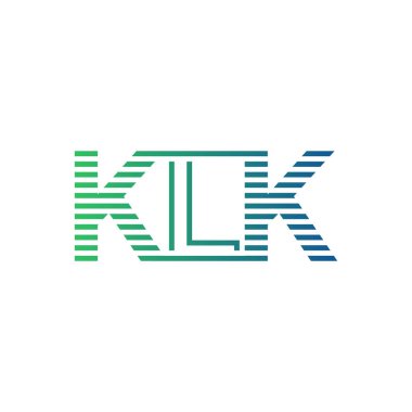 Modern KLK Logo Tasarımı. İş Kimliği için KLK Minimalist, Profesyonel ve Çok Yönlü Markalaştırma Simgesi