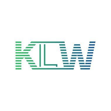 Modern KLW Logo Tasarımı. KLW İşletme Kimliği İçin Minimalist, Profesyonel ve Çok Yönlü Markalaşma Simgesi