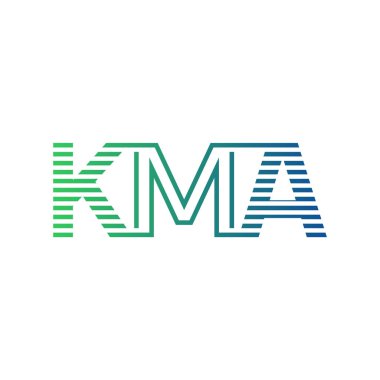 Modern KMA Logo Tasarımı. KMA Minimalist, Profesyonel ve Çok Yönlü İşletme Kimliği Simgesi