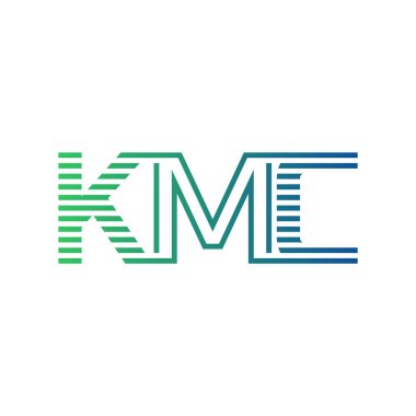 Modern KMC Logo Tasarımı. Harf KMC İş Kimliği Minimalist, Profesyonel ve Çok Yönlü Markalaştırma Simgesi