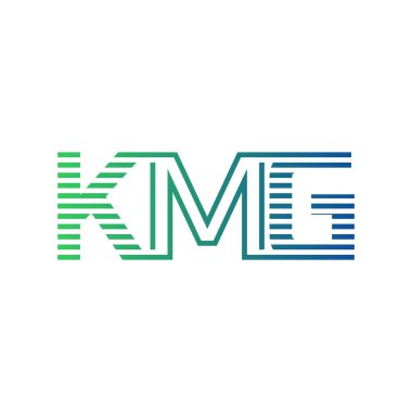 Modern KMG Logo Tasarımı. İş Kimliği için KMG Minimalist, Profesyonel ve Çok Yönlü Markalaştırma Simgesi