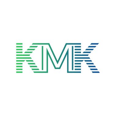 Modern KMK Logo Tasarımı. İş Kimliği için KMK Minimalist, Profesyonel ve Çok Yönlü Markalaştırma Simgesi