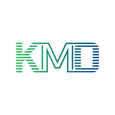 Modern KMO Logo Tasarımı. Harf KMO İş Kimliği Minimalist, Profesyonel ve Çok Yönlü Markalaştırma Simgesi