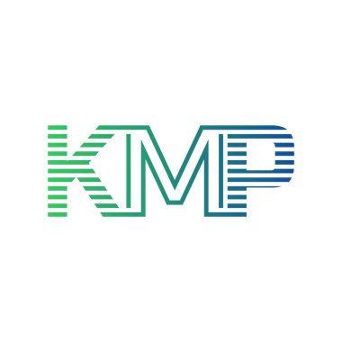 Modern KMP Logo Tasarımı. İş Kimliği için KMP Minimalist, Profesyonel ve Çok Yönlü Markalaştırma Simgesi