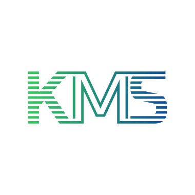 Modern KMS Logo Tasarımı. İş Kimliği için KMS Minimalist, Profesyonel ve Çok Yönlü Markalaştırma Simgesi