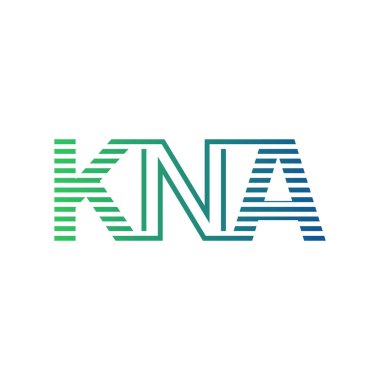 Modern KNA Logo Tasarımı. İş Kimliği için KNA Minimalist, Profesyonel ve Çok Yönlü Markalaştırma Simgesi
