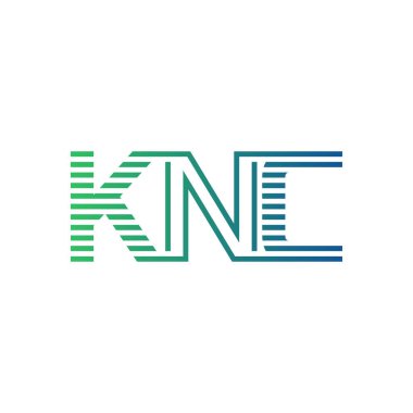 Modern KNC Logo Tasarımı. KNC İşletme Kimliği İçin Minimalist, Profesyonel ve Çok Yönlü Markalaştırma Simgesi