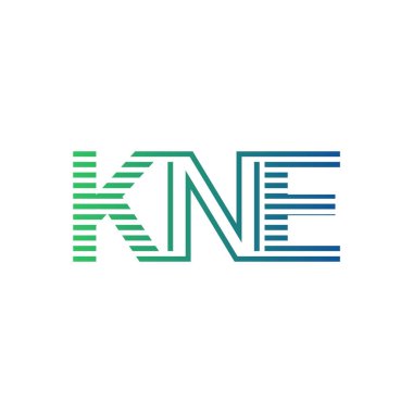Modern KNE Logo Tasarımı. KNE Minimalist, Profesyonel ve İşletme Kimliği İçin Çok Yönlü Markalaştırma Simgesi