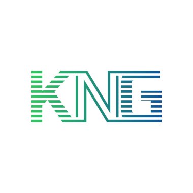 Modern KNG Logo Tasarımı. KNG Minimalist, Profesyonel ve İş Kimliği için Çok Yönlü Markalaştırma Simgesi