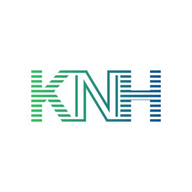 Modern KNH Logo Tasarımı. İş Kimliği için KNH Minimalist, Profesyonel ve Çok Yönlü Markalaştırma Simgesi