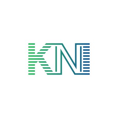 Modern KNI Logo Tasarımı. KNI Minimalist, Profesyonel ve İş Kimliği için Çok Yönlü Markalaştırma Simgesi