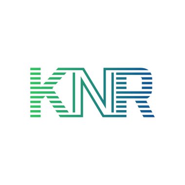 Modern KNR Logo Tasarımı. KNR 'nin Minimalist, Profesyonel ve Çok Yönlü İşletme Kimliği Simgesi