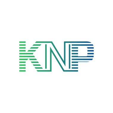Modern KNP Logo Tasarımı. KNP Minimalist, Profesyonel ve İşletme Kimliği İçin Çok Yönlü Markalaştırma Simgesi