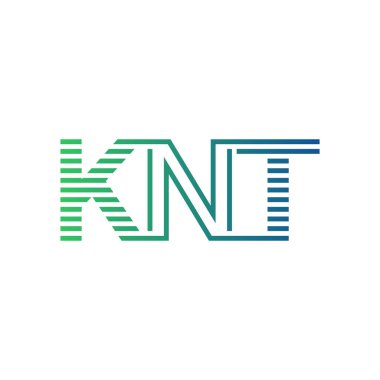 Modern KNT Logo Tasarımı. KNT Minimalist, Profesyonel ve İş Kimliği için Çok Yönlü Markalaştırma Simgesi