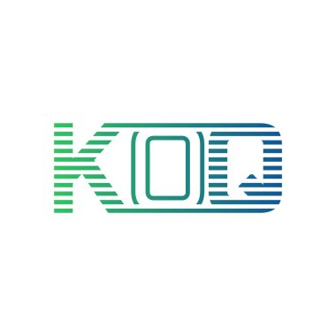 Modern KOQ Logo Tasarımı. İş Kimliği için KOQ Minimalist, Profesyonel ve Çok Yönlü Markalaştırma Simgesi