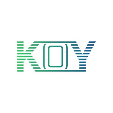 Modern KOY Logo Tasarımı. İş Kimliği için KOY Minimalist, Profesyonel ve Çok Yönlü Markalaştırma Simgesi