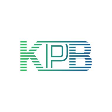 Modern KPB Logo Tasarımı. Harf KPB İş Kimliği Minimalist, Profesyonel ve Çok Yönlü Markalaştırma Simgesi