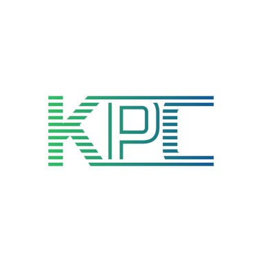 Modern KPC Logo Tasarımı. Harf KPC İş Kimliği Minimalist, Profesyonel ve Çok Yönlü Markalaştırma Simgesi