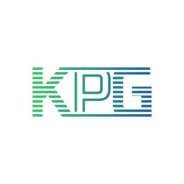Modern KPG Logo Tasarımı. Harf KPG İş Kimliği Minimalist, Profesyonel ve Çok Yönlü Markalaştırma Simgesi