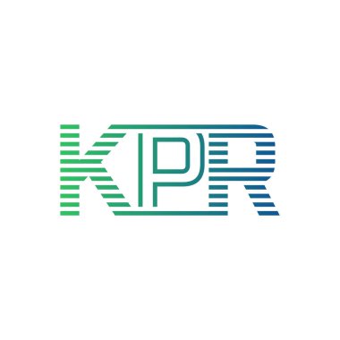 Modern KPR Logo Tasarımı. İş Kimliği için KPR Minimalist, Profesyonel ve Çok Yönlü Markalaştırma Simgesi