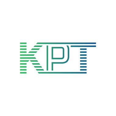 Modern KPT Logo Tasarımı. İş Kimliği için KPT Minimalist, Profesyonel ve Çok Yönlü Markalaştırma Simgesi