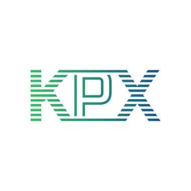 Modern KPX Logo Tasarımı. Harf KPX İş Kimliği Minimalist, Profesyonel ve Çok Yönlü Markalaştırma Simgesi