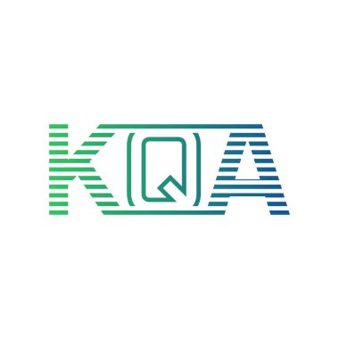 Modern KQA Logo Tasarımı. KQA Minimalist, Profesyonel ve İşletme Kimliği İçin Çok Yönlü Markalaştırma Simgesi