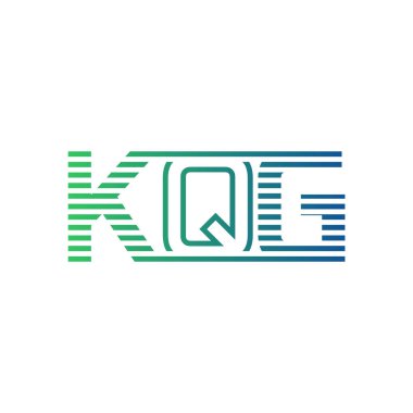 Modern KQG Logo Tasarımı. İşletme Kimliği İçin KQG Minimalist, Profesyonel ve Çok Yönlü Markalaştırma Simgesi