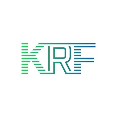 Modern KRF Logo Tasarımı. İş Kimliği için KRF Minimalist, Profesyonel ve Çok Yönlü Markalaştırma Simgesi