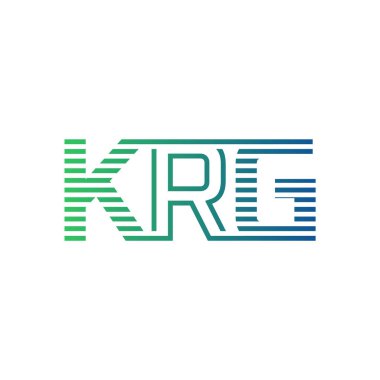 Modern KRG Logo Tasarımı. Harf KRG İş Kimliği Minimalist, Profesyonel ve Çok Yönlü Markalaştırma Simgesi