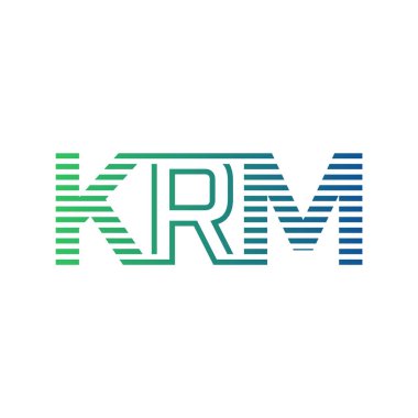 Modern KRM Logo Tasarımı. İş Kimliği için KRM Minimalist, Profesyonel ve Çok Yönlü Markalaştırma Simgesi