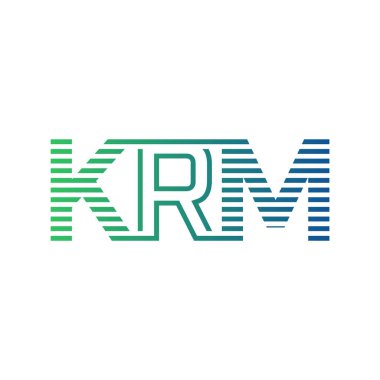 Modern KRM Logo Design. Letter KRM Minimalist, Professional, and Versatile Branding Icon for Business Identity clipart