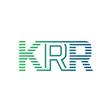 Modern KRR Logo Tasarımı. Harf KRR İş Kimliği Minimalist, Profesyonel ve Çok Yönlü Markalaştırma Simgesi