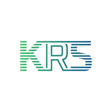Modern KRS Logo Tasarımı. İş Kimliği İçin KRS Minimalist, Profesyonel ve Çok Yönlü Markalaştırma Simgesi