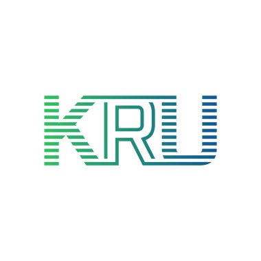 Modern KRU Logo Tasarımı. KRU Minimalist, Profesyonel ve Çok Yönlü İşletme Kimliği Simgesi