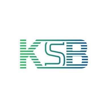 Modern KSB Logo Tasarımı. İş Kimliği için KSB Minimalist, Profesyonel ve Çok Yönlü Markalaştırma Simgesi
