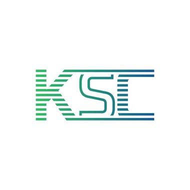 Modern KSC Logo Tasarımı. İş Kimliği için KSC Minimalist, Profesyonel ve Çok Yönlü Markalaştırma Simgesi
