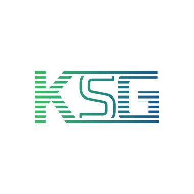 Modern KSG Logo Tasarımı. İşletme Kimliği İçin KSG Minimalist, Profesyonel ve Çok Yönlü Markalaştırma Simgesi