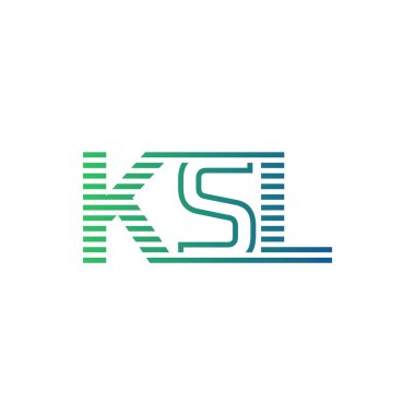 Modern KSL Logo Tasarımı. İş Kimliği için KSL Minimalist, Profesyonel ve Çok Yönlü Markalaştırma Simgesi