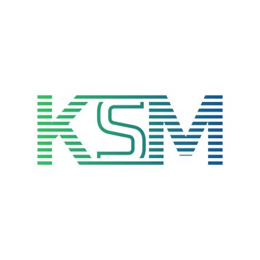 Modern KSM Logo Tasarımı. KSM Minimalist, Profesyonel ve Çok Yönlü İşletme Kimliği Simgesi