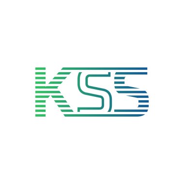 Modern KSS Logo Tasarımı. İş Kimliği için KSS Minimalist, Profesyonel ve Çok Yönlü Markalaştırma Simgesi