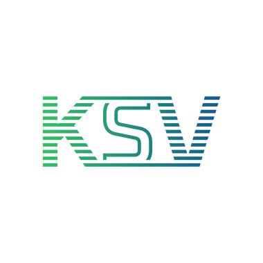 Modern KSV Logo Tasarımı. İş Kimliği için KSV Minimalist, Profesyonel ve Çok Yönlü Markalaştırma Simgesi