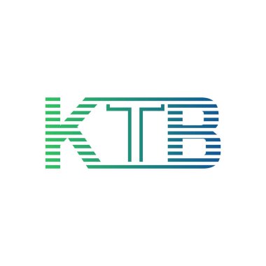 Modern KTB Logo Tasarımı. Harf KTB İş Kimliği Minimalist, Profesyonel ve Çok Yönlü Markalaştırma Simgesi