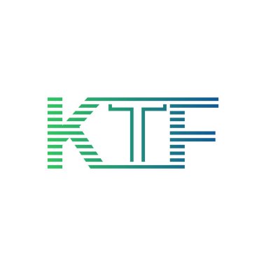 Modern KTF Logo Tasarımı. İş Kimliği için KTF Minimalist, Profesyonel ve Çok Yönlü Markalaştırma Simgesi