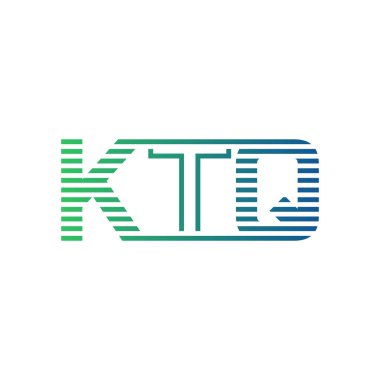 Modern KTQ Logo Tasarımı. Harf KTQ İş Kimliği Minimalist, Profesyonel ve Çok Yönlü Markalaştırma Simgesi