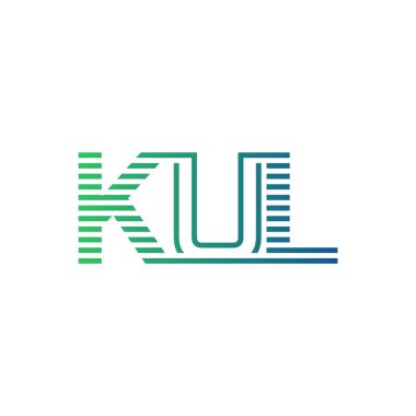 Modern KUL Logo Tasarımı. İş Kimliği için KUL Minimalist, Profesyonel ve Çok Yönlü Markalaştırma Simgesi