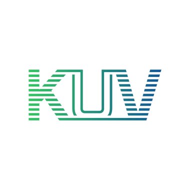 Modern KUV Logo Tasarımı. İş Kimliği için KUV Minimalist, Profesyonel ve Çok Yönlü Markalaştırma Simgesi