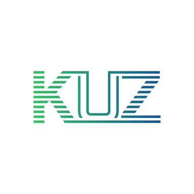 Modern KUZ Logo Tasarımı. İş Kimliği için KUZ Minimalist, Profesyonel ve Çok Yönlü Markalaştırma Simgesi