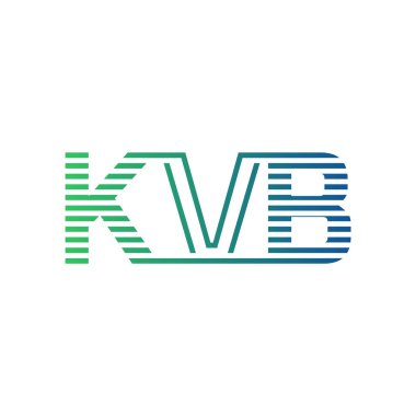 Modern KVB Logo Tasarımı. KVB Minimalist, Profesyonel ve Çok Yönlü İşletme Kimliği Simgesi